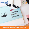 Wholesale 2015 Custom Cartoon Table Calendar/Desk Calendar Standing Calendars Printing